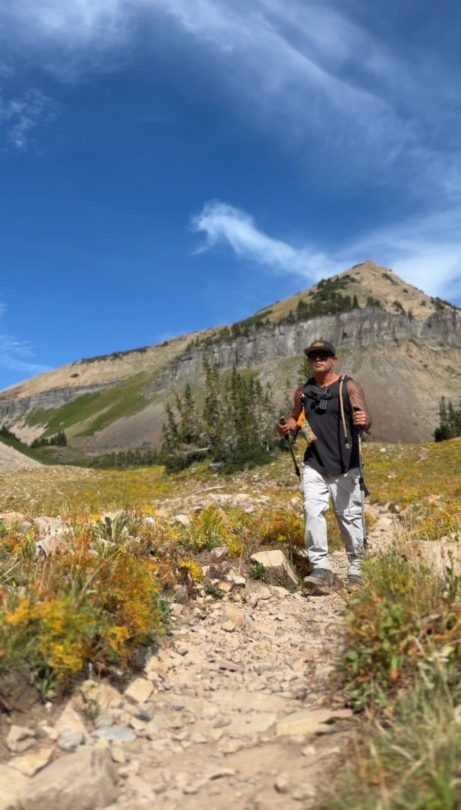 Russ Ferrante on the trail